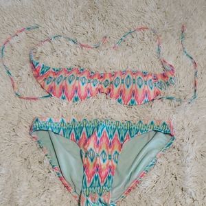 OP Muli-Colored Bathing Suit